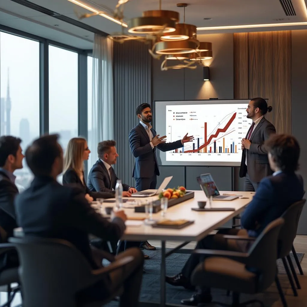 Presentación de resultados a cliente corporativo